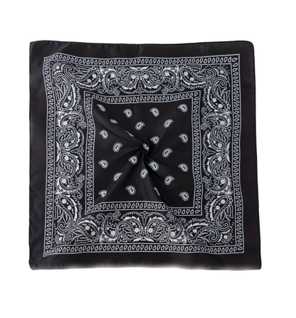 Opgevouwen katoenen bandana voor honden en katten, formaat 55x55 cm.