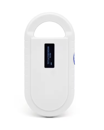 Draagbare microchipscanner voor huisdieren met duidelijk LCD-display, geschikt voor honden, katten en kleine dieren